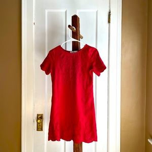 XS Abercrombie & Fitch Red Short-Sleeve Dress